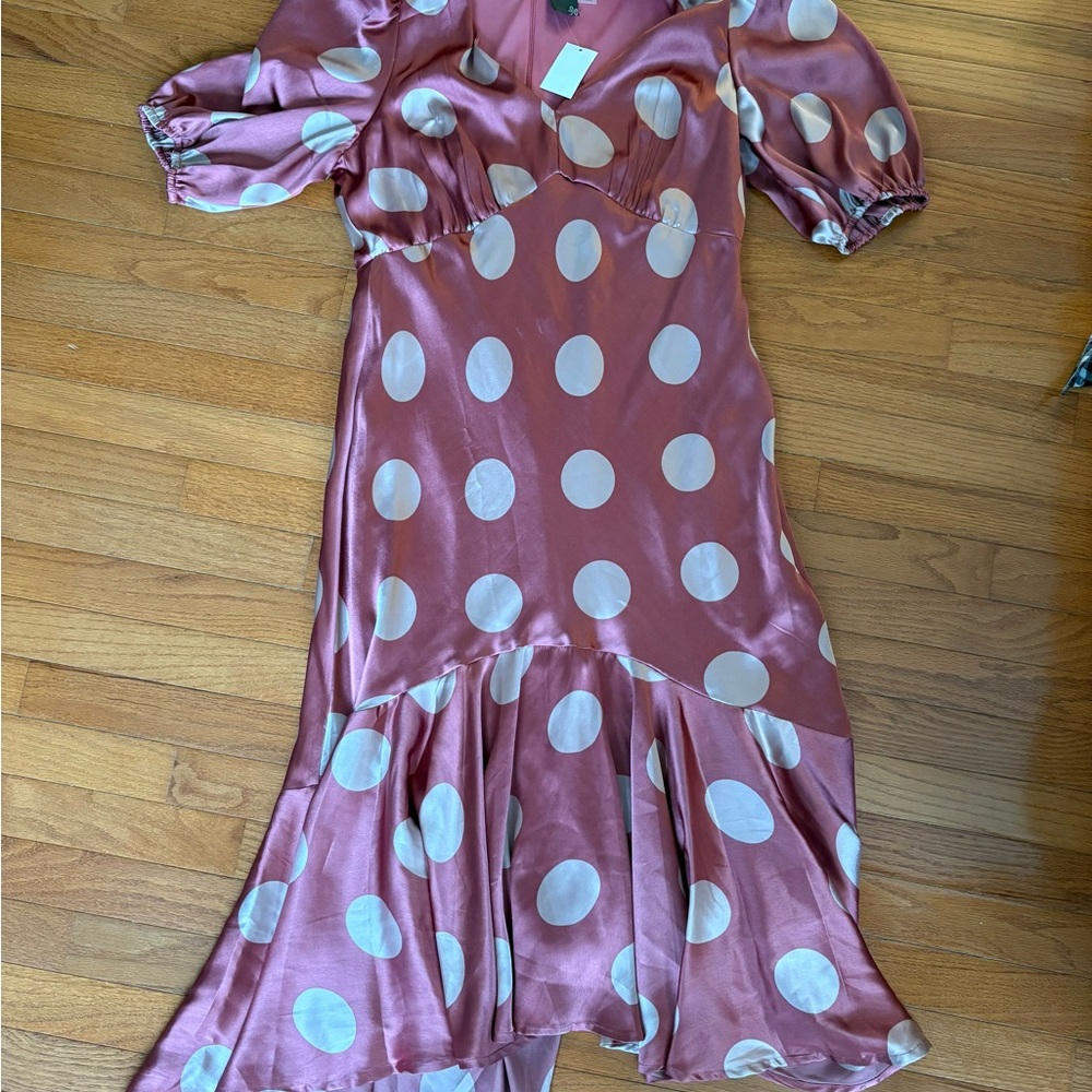 Taylor Dresses Pink Polka Dot Dress